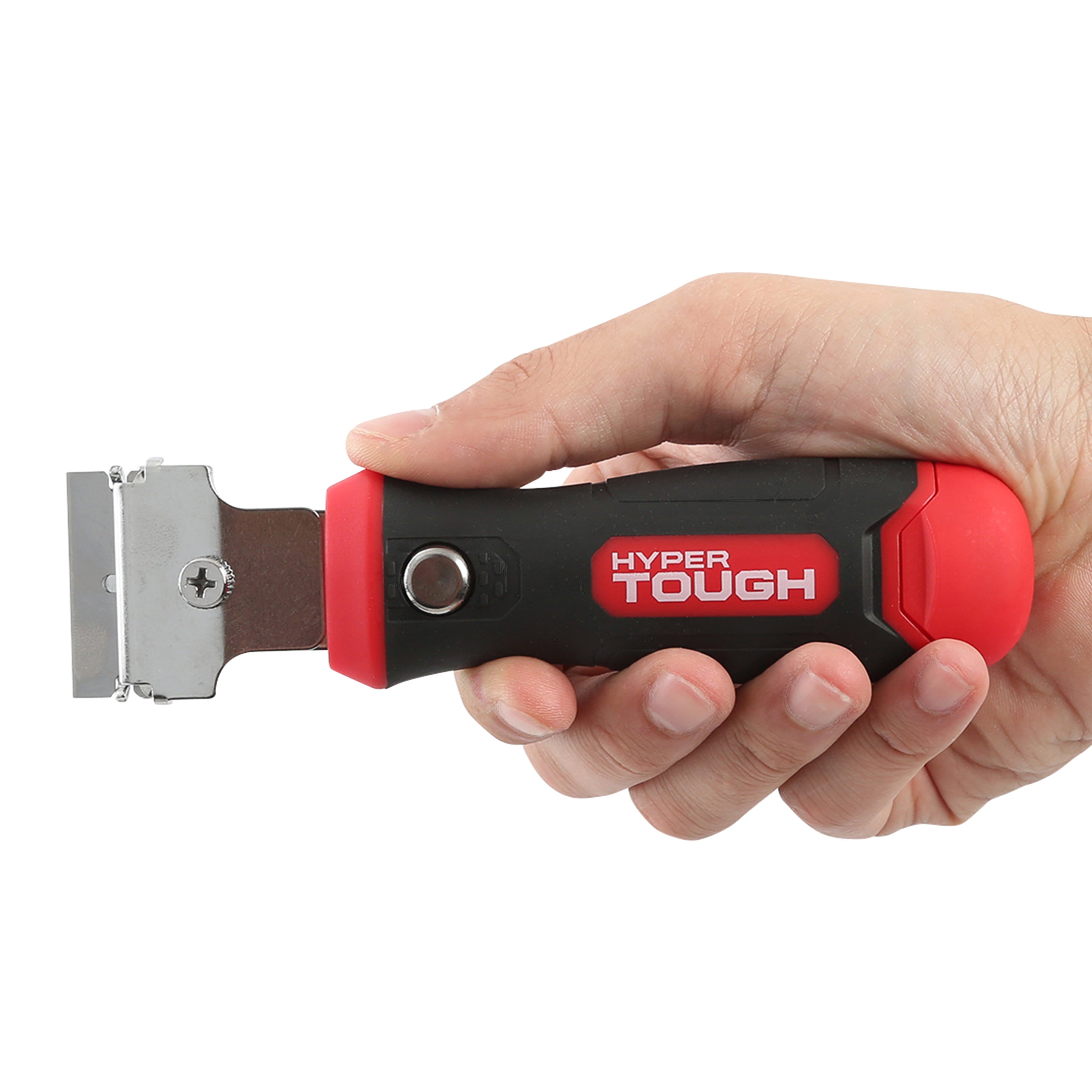 Hyper Tough Extendable Razor Blade Scraper with Replaceable Blades, 9 inch