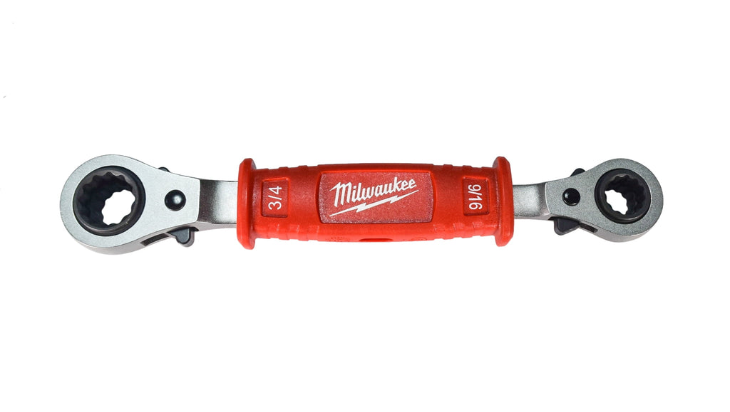 Milwaukee 48-22-9212 Lineman's 4-in-1 Insulated Ratcheting Box Wrench