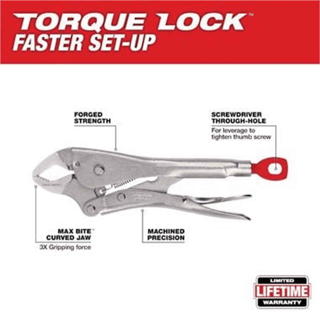 Milwaukee 48-22-3695 5Pc TORQUE LOCK Locking Pliers Kit