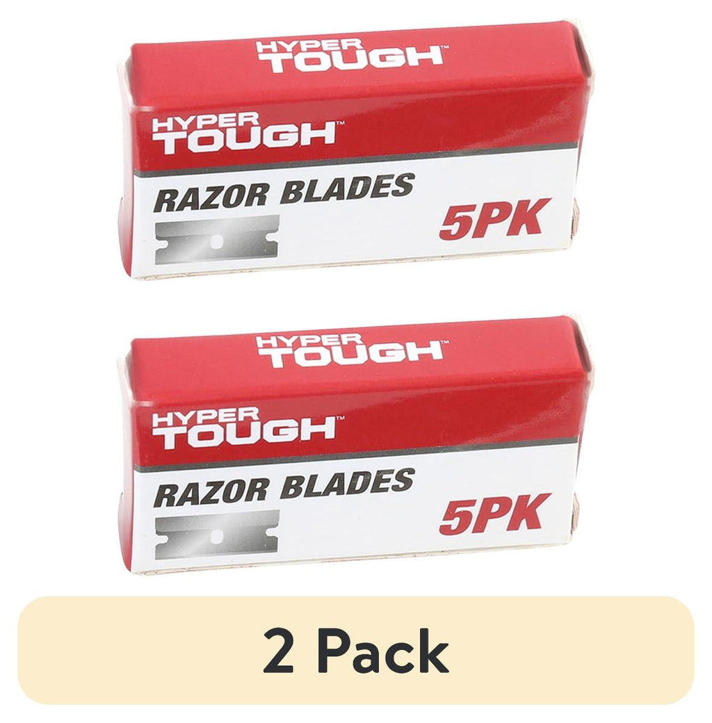 (2 pack) Hyper Tough Aluminum Retractable Box Cutter with 6 Blades
