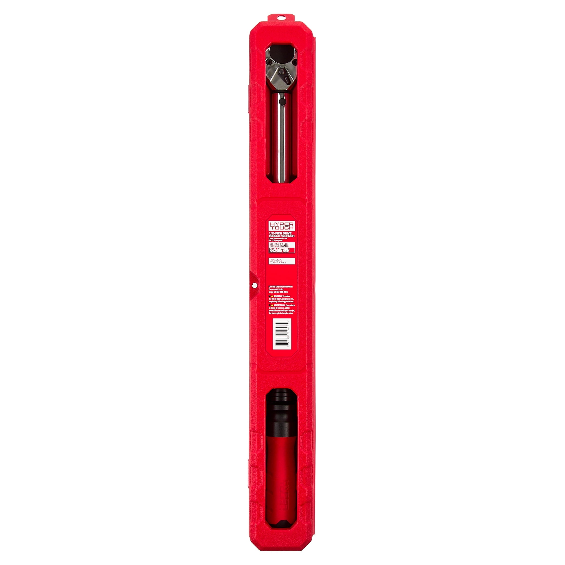 Hyper Tough 1/2-inch Heavy-Duty Torque Wrench, 50-250 ft-lbs