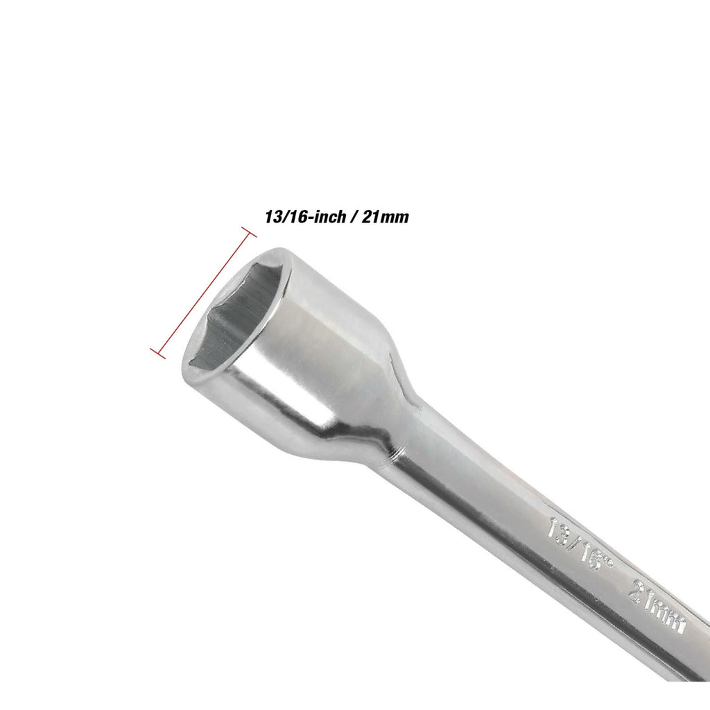 Hyper Tough 14-inch Lug Wrench with Anti-Corrosion Plating for Easy Tire Replacement