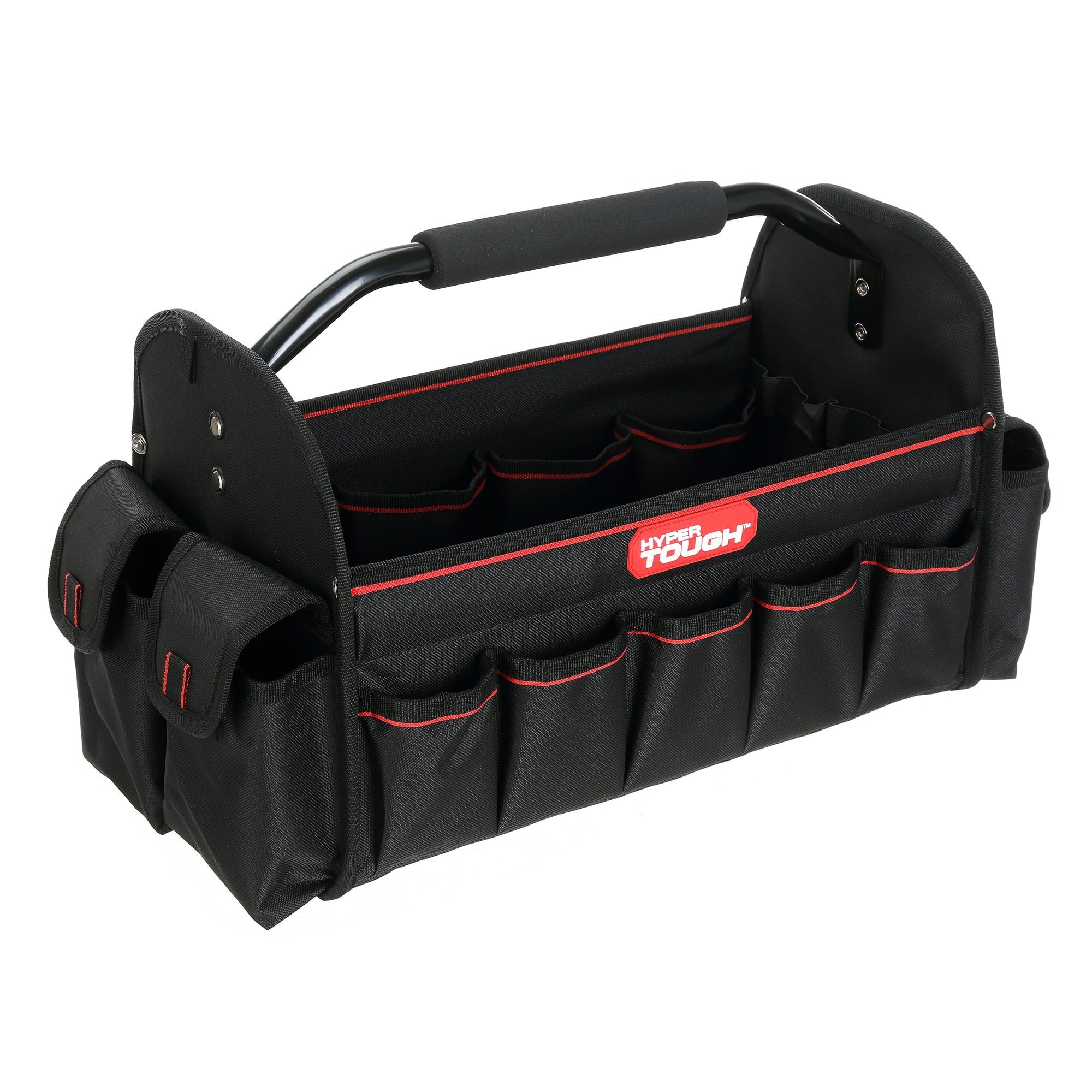 Hyper Tough 16-inch Open Top Tote with Soft Grip Handle
