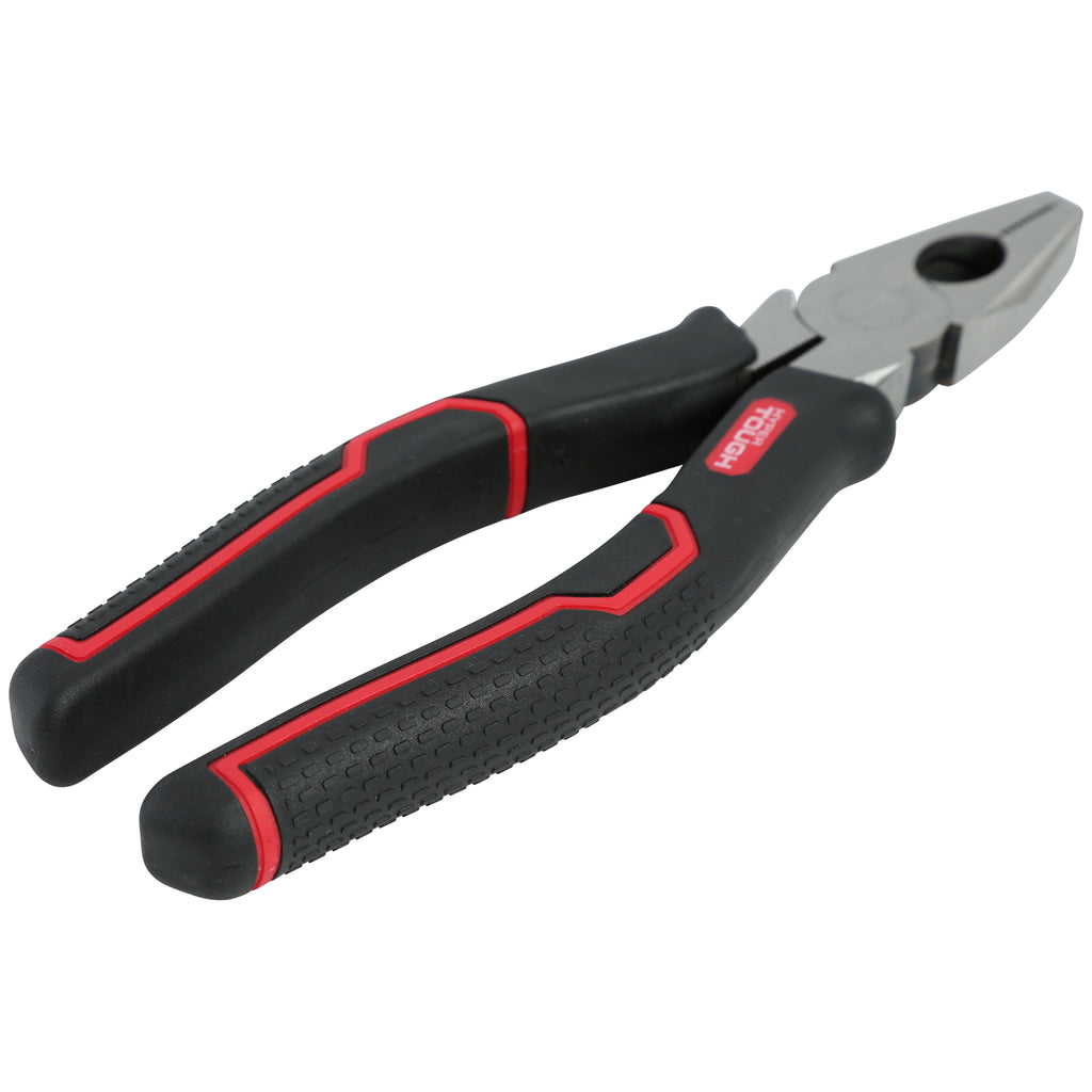 Hyper Tough 8-inch Linesman Pliers with Ergonomic Soft Grips, 5176V