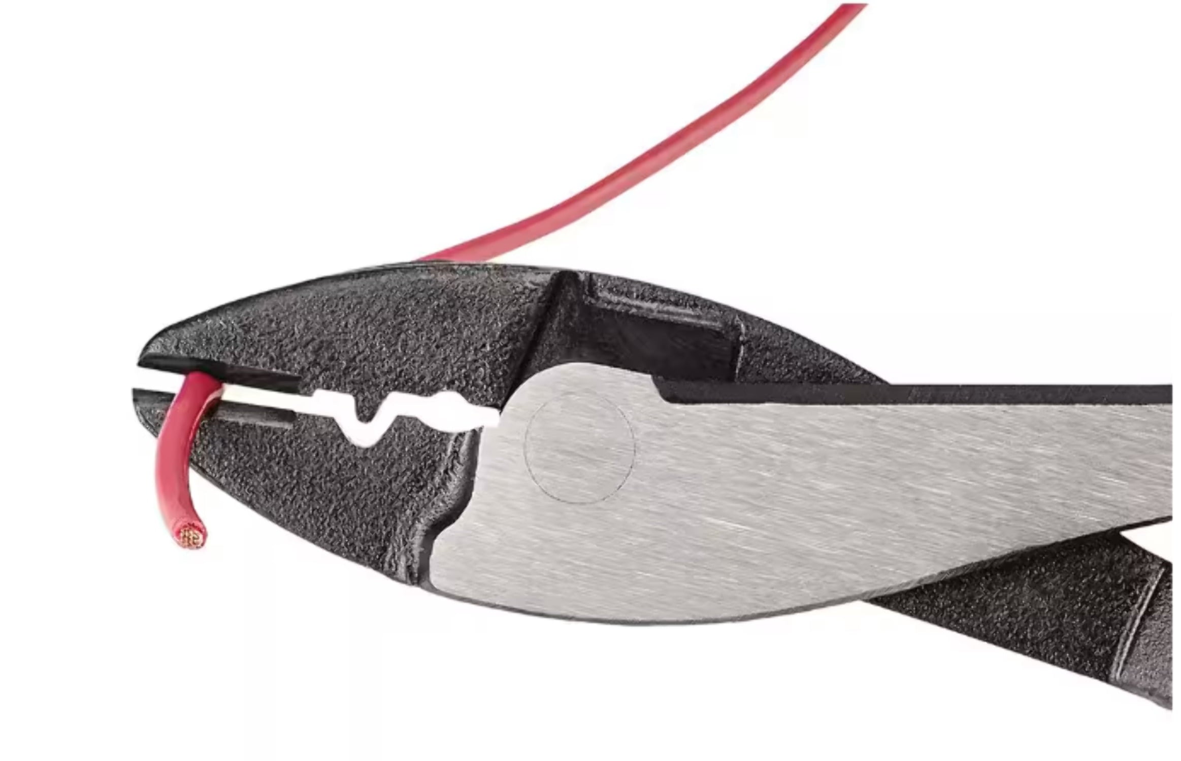 Milwaukee 48-22-6103 Crimping Plier, 8.976 in OAL, 1-1/2 in Jaw Opening, Comfort-Grip Handle Black/Red