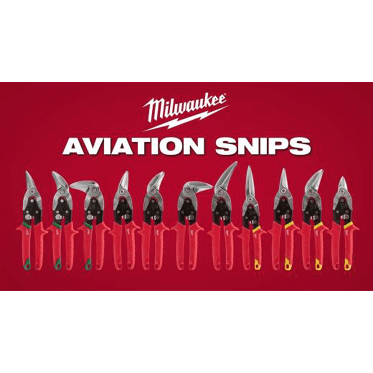 Milwaukee 48-22-4530 Straight Cutting Aviation Snips