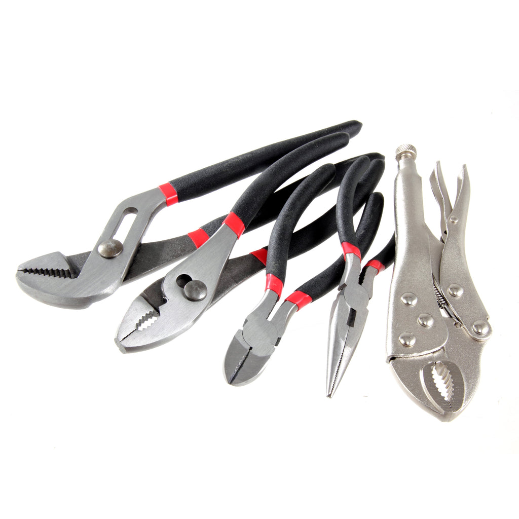 Hyper Tough 5pc Assorted Pliers Set