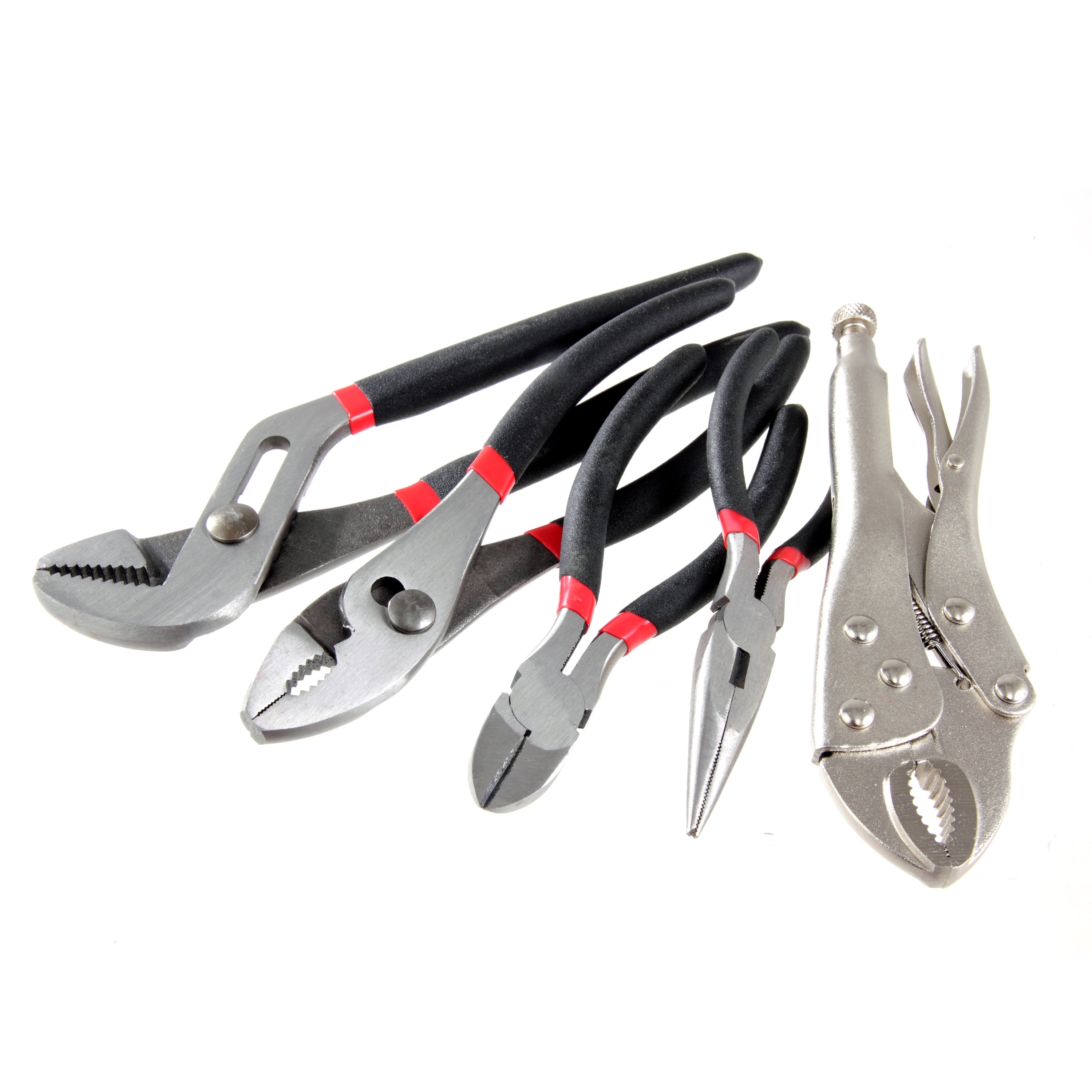 Hyper Tough 5pc Assorted Pliers Set