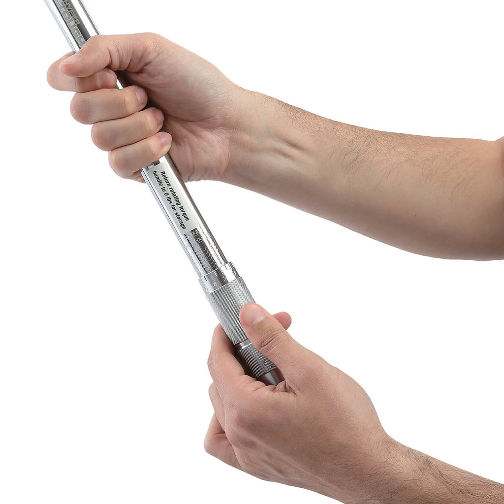 Hyper Tough Heavy Duty 1/2-inch Torque Wrench with Storage Case, 30-150 ft-lbs