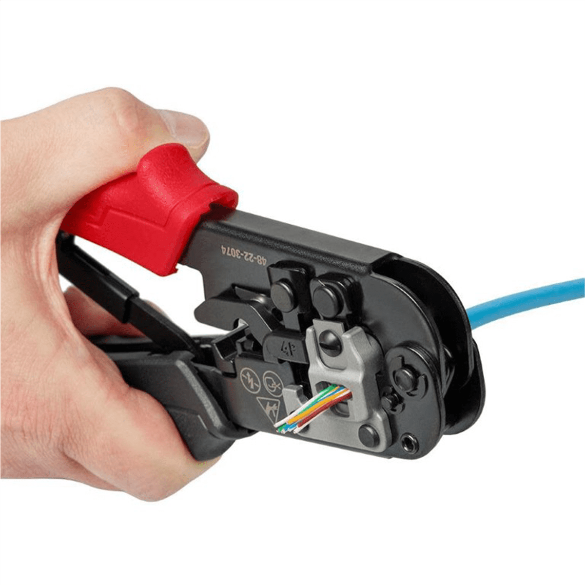Milwaukee Tool Ratcheting Pass-Through Crimper & Stripper