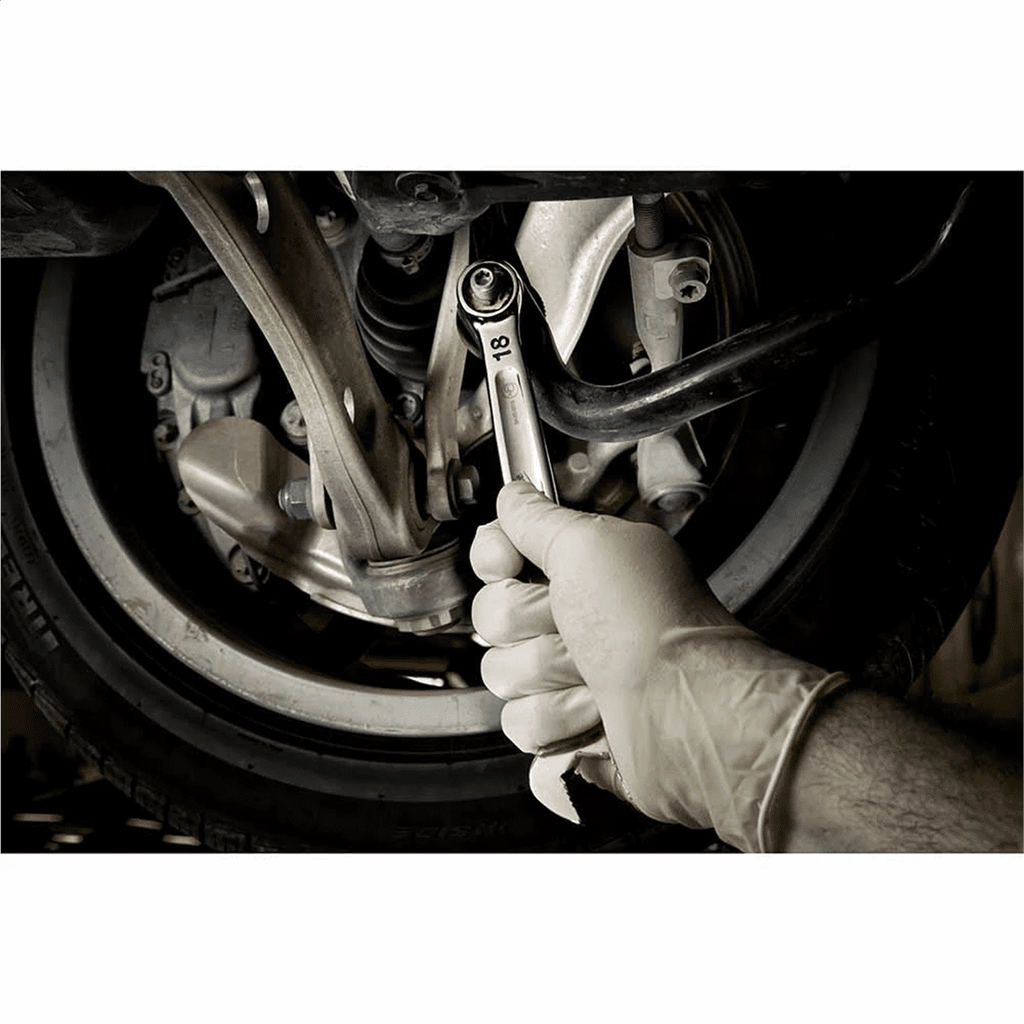 Milwaukee Tool 7/8 SAE Combination Wrench, 12-Point, Steel, Chrome, Ergonomic, I-Beam Handle