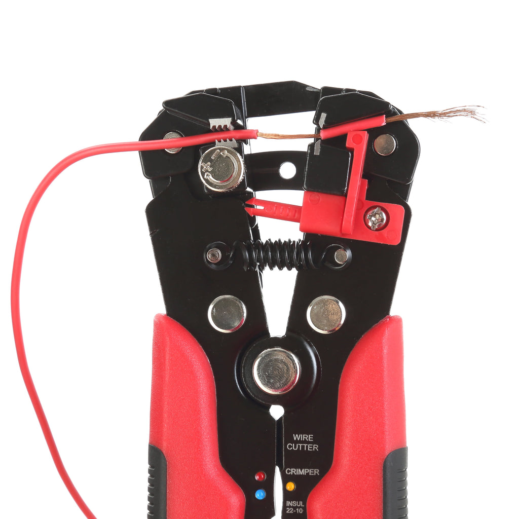 Hyper Tough 8 Self-Adjusting Wire Stripper 8TD0016D, New, 0.75 lb
