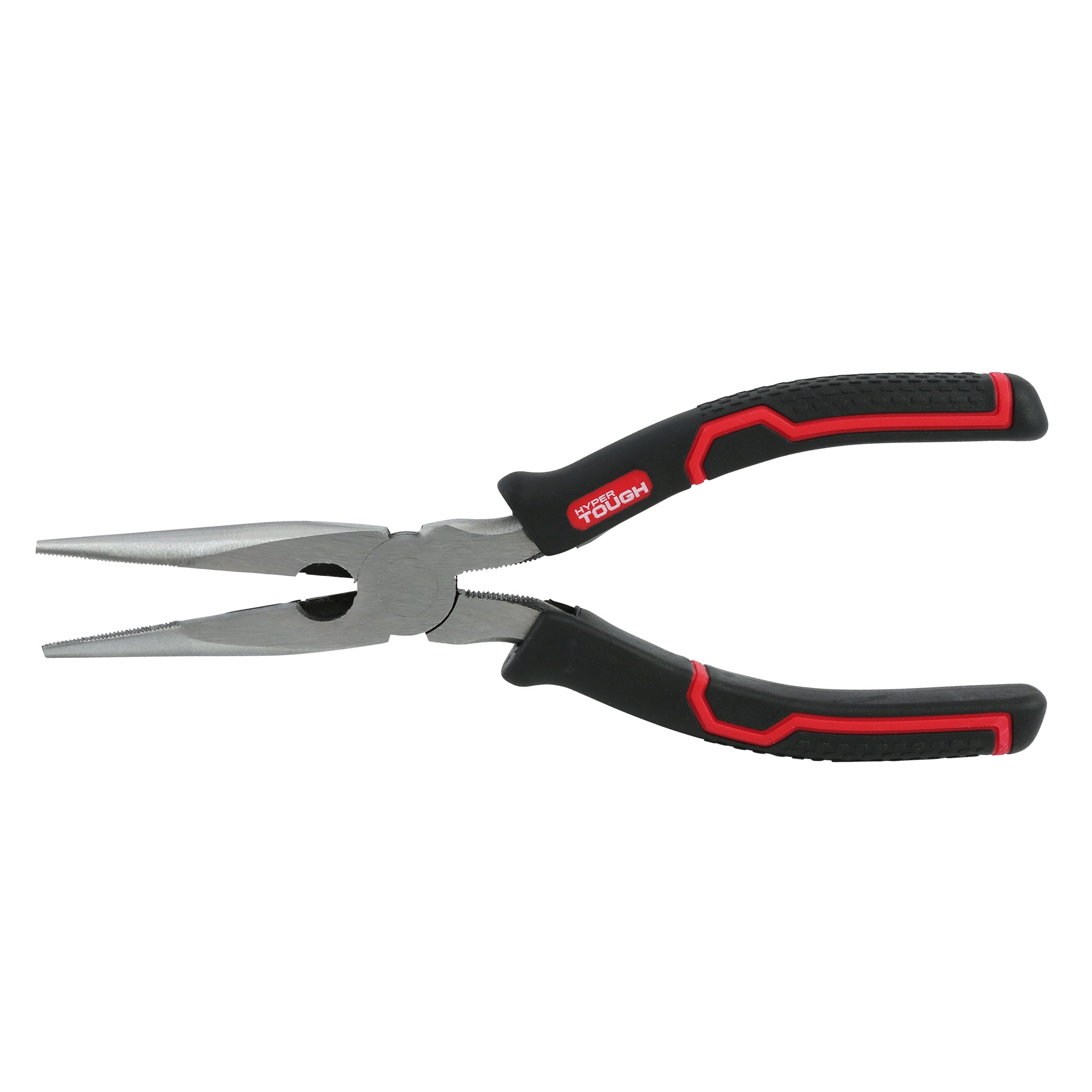 Hyper Tough 8-inch Long Nose Pliers with Ergonomic Comfort Grips, 5170V