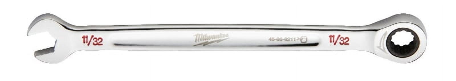 Milwaukee-45-96-9211 11/32 in. SAE Ratcheting Combination Wrench