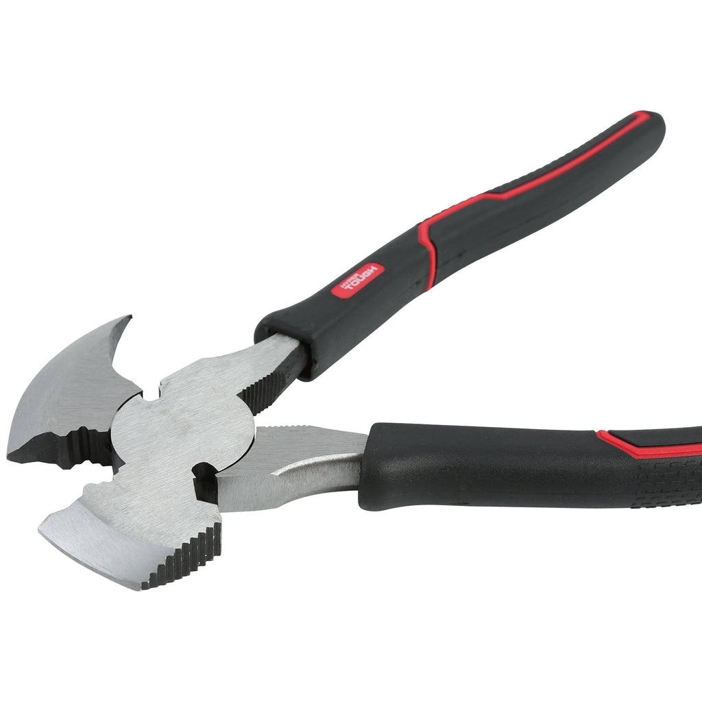 Hyper Tough 10-inch Demolition and Fencing Pliers with Soft Grip Handles