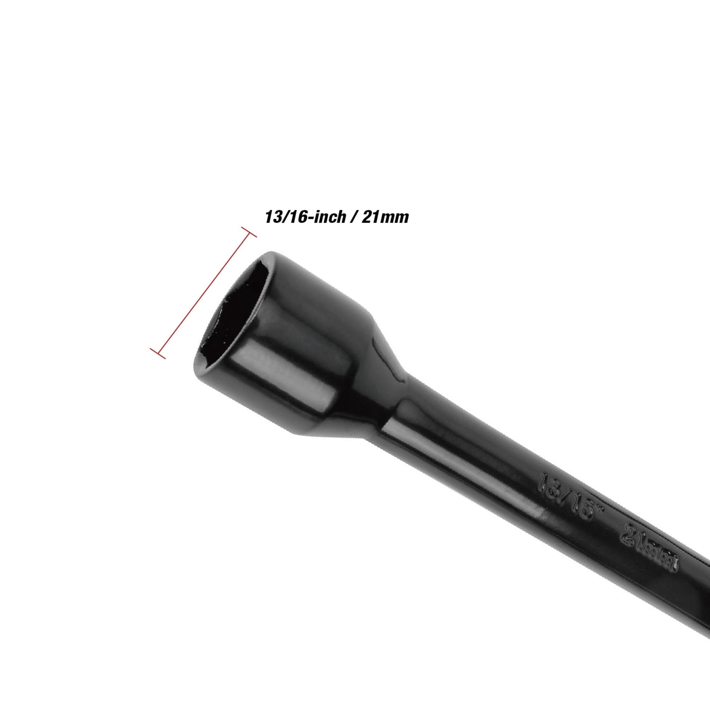 Hyper Tough 14-inch Powder Coated Lug Wrench for Tire Replacement
