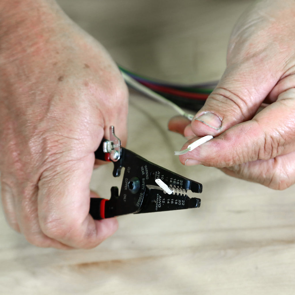 Hyper Tough New 6-inch Wire Stripper with Non-Slip Grips, 7504