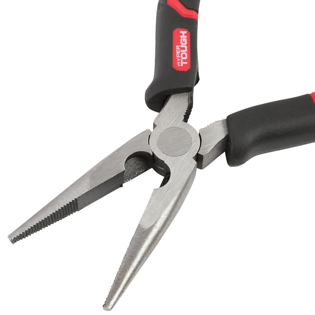 Hyper Tough 3-Piece Pliers Set with Ergonomic Soft Grip Handles, Diagonal Cutting Pliers, Slip Joint Pliers and Long Nose Plier set