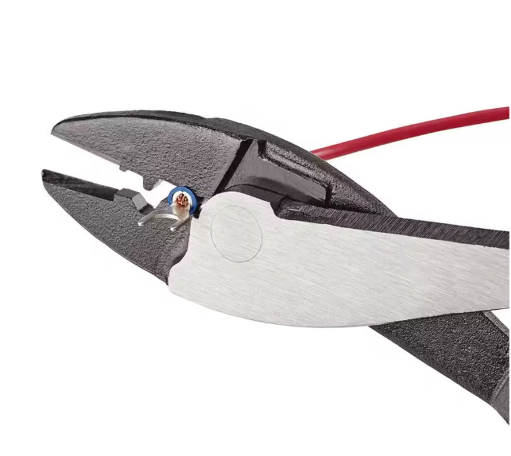 Milwaukee 48-22-6103 Crimping Plier, 8.976 in OAL, 1-1/2 in Jaw Opening, Comfort-Grip Handle Black/Red