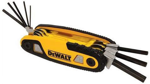 DEWALT Folding Locking Hex Key Set SAE DWHT70262M - Folding Hex Key - Wrench