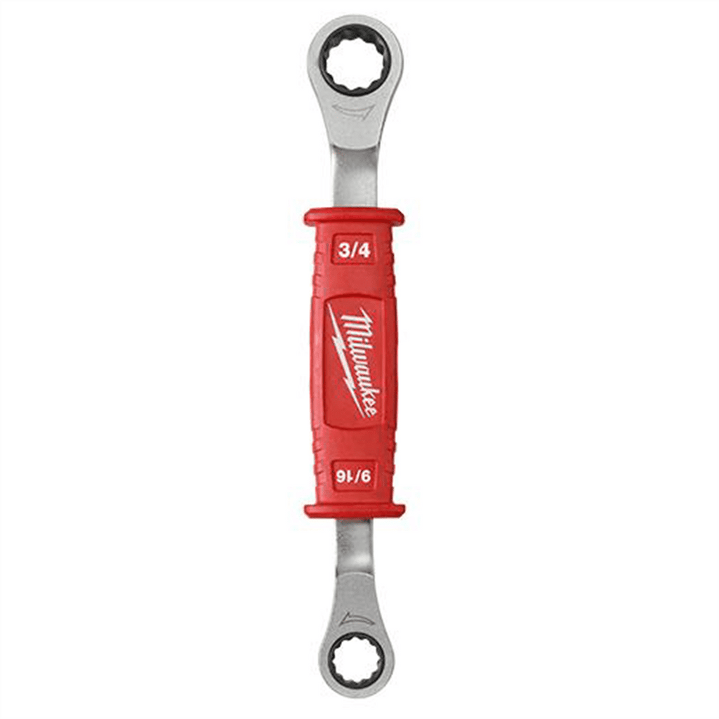 Milwaukee Tool Lineman?s 2in1 Insulated Ratcheting Box Wrench
