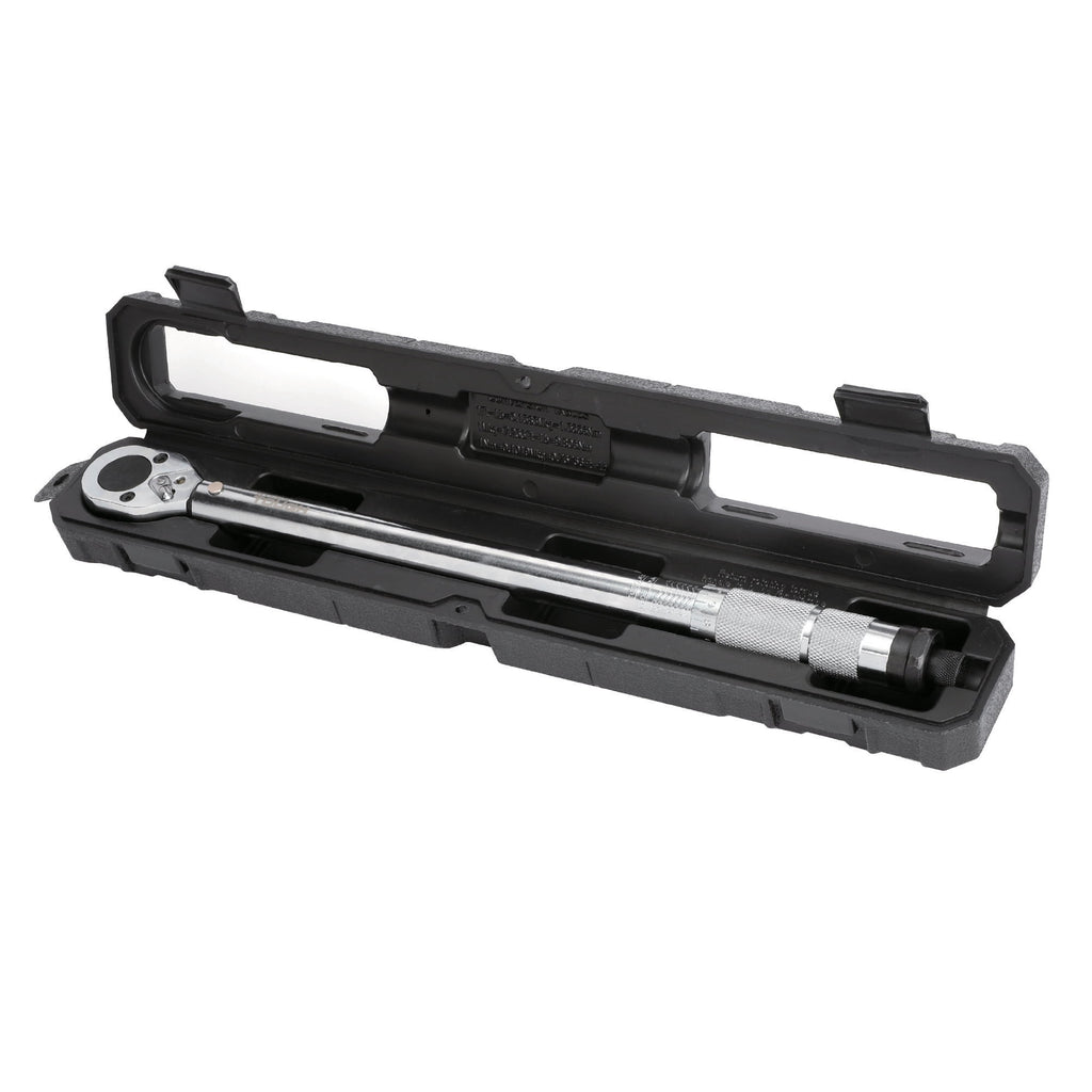 Hyper Tough Heavy Duty 1/2-inch Torque Wrench with Storage Case, 30-150 ft-lbs