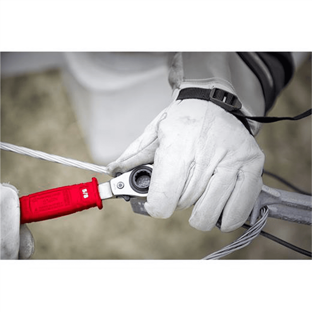 Milwaukee Tool Lineman?s 4in1 Insulated Ratcheting Box Wrench