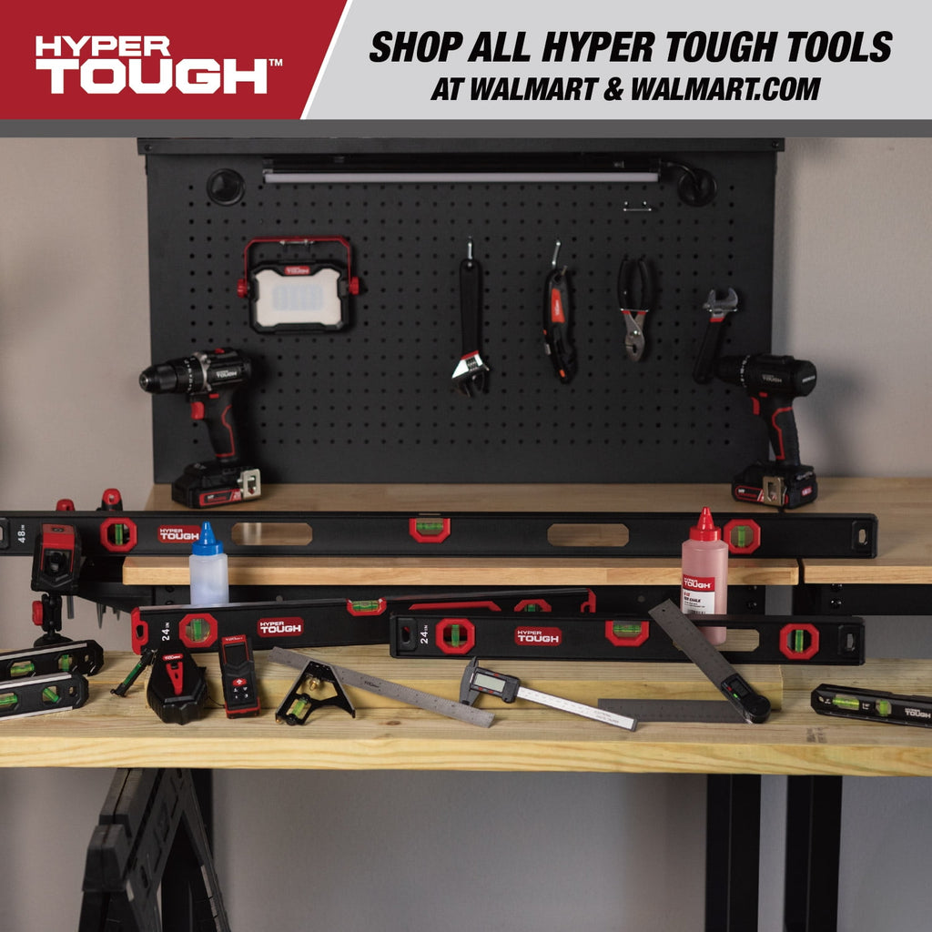 Hyper Tough 2-Piece 6-inch Pliers Set with Slip-Joint and Long Nose Pliers
