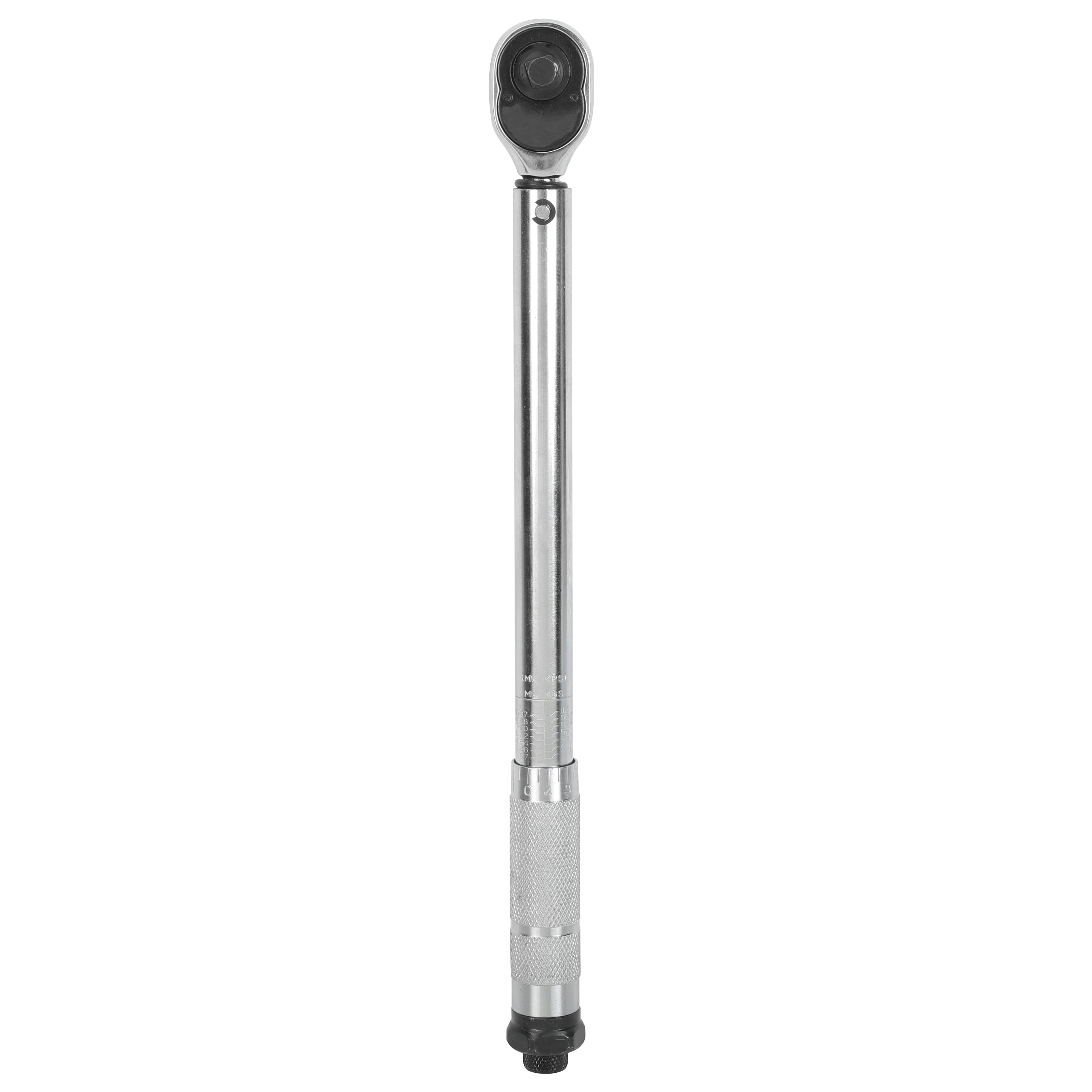 Hyper Tough Heavy Duty 3/8-inch Torque Wrench with Storage Case, 15-80 ft-lbs