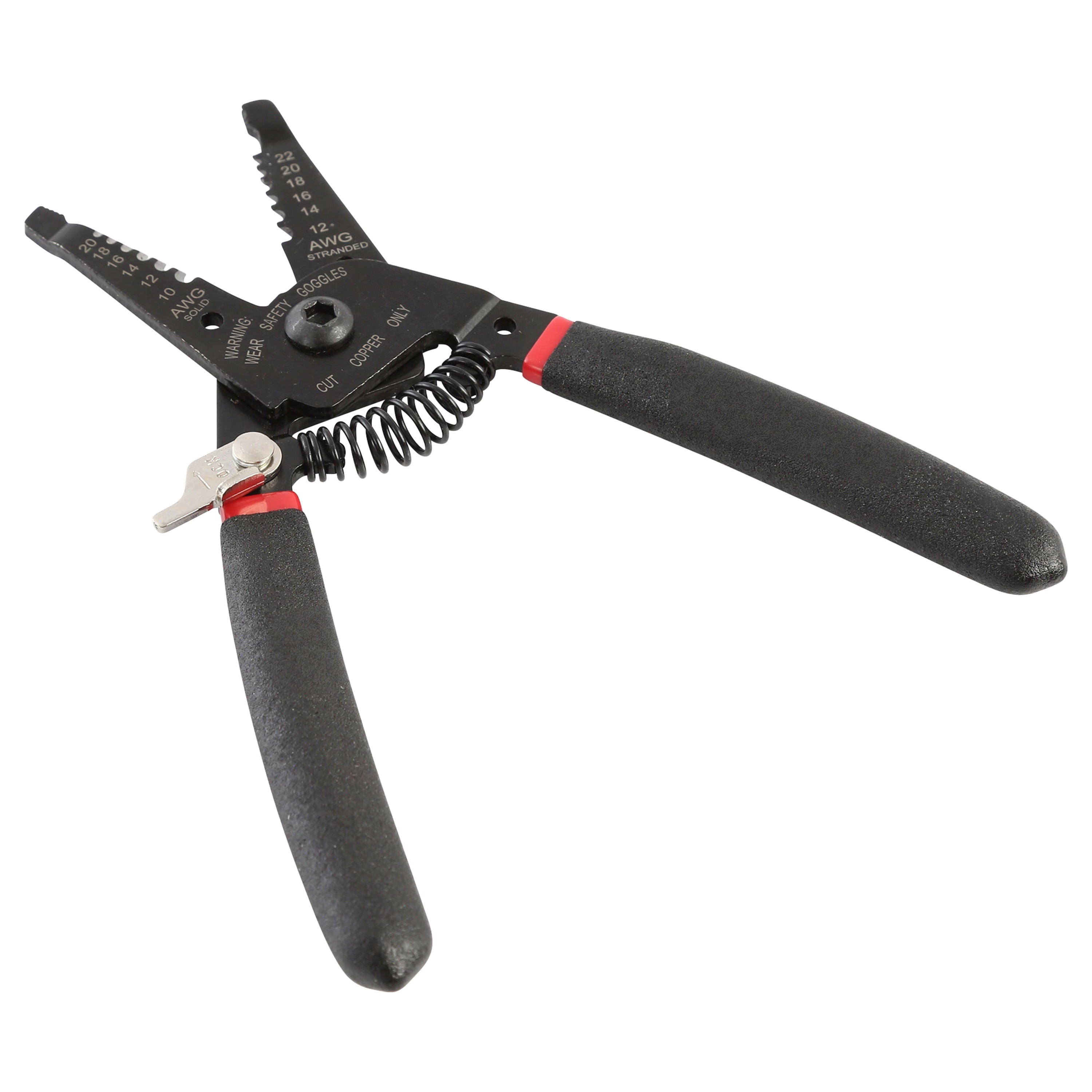 Hyper Tough New 6-inch Wire Stripper with Non-Slip Grips, 7504