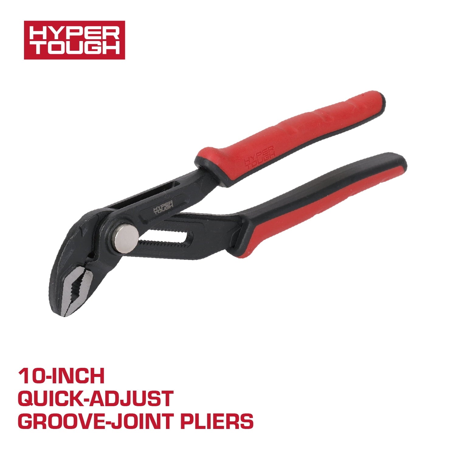 Hyper Tough 10-inch Quick Adjust Groove Joint Pliers