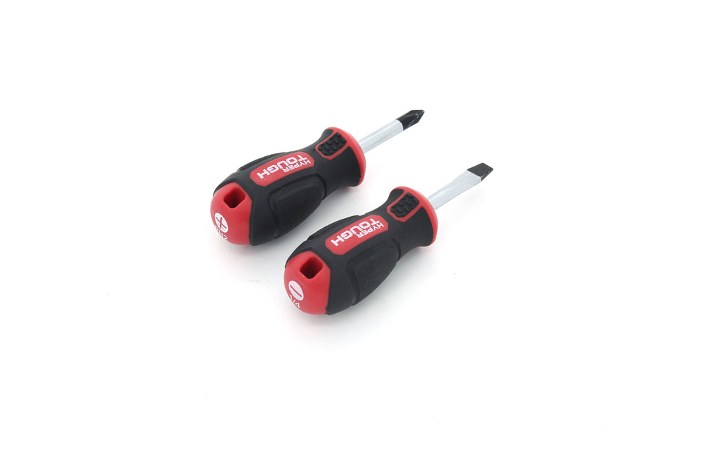 Hyper Tough 2 Piece Mini Long-Nose and Diagonal Pliers Set