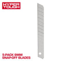 Hyper Tough 9 mm Snap-Off Blades, 5 Pack