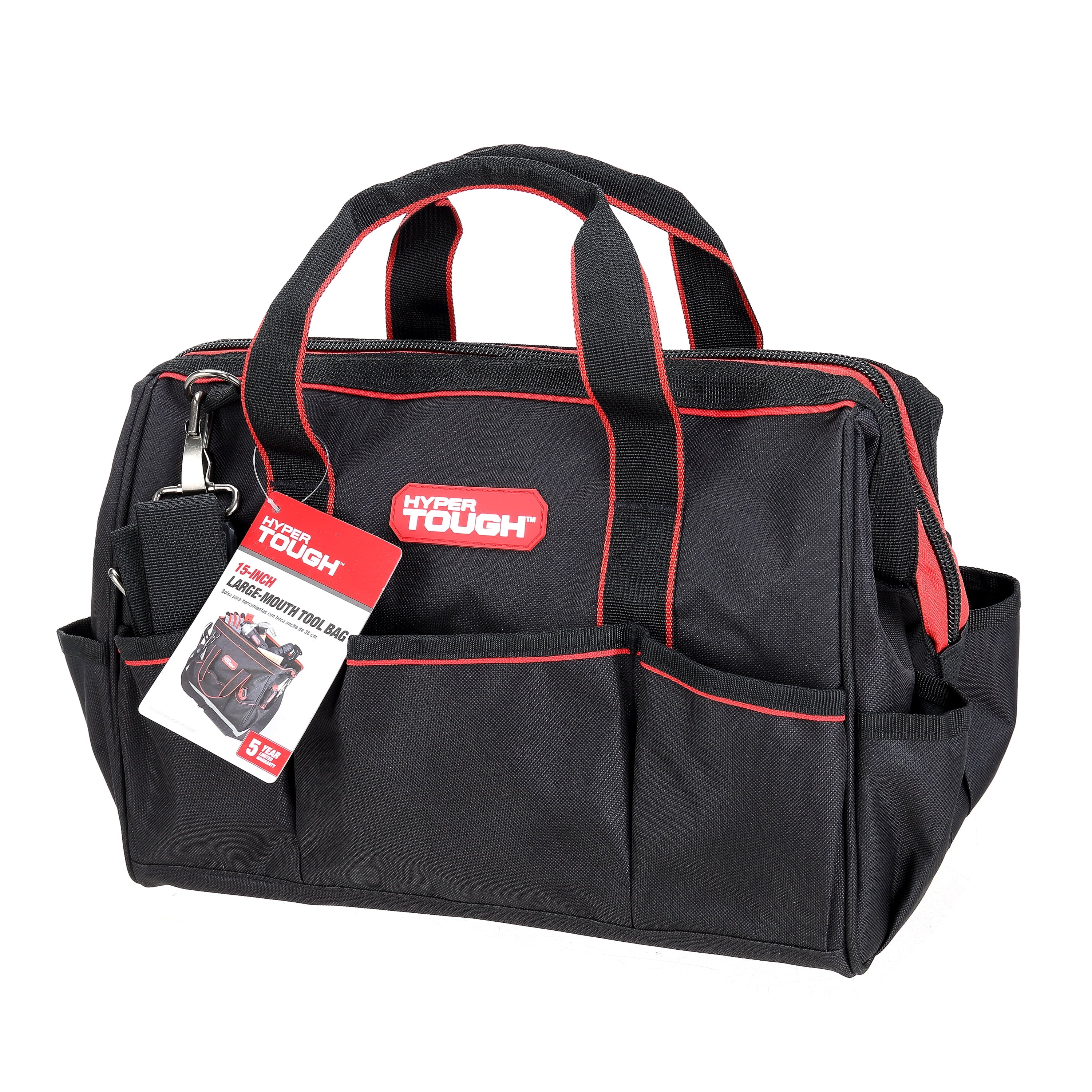 Hyper  Tough 15 Large Mouth Tool Bag