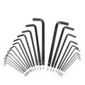 Hyper Tough 22-Piece Long-Arm Ball End Hex Key Set with Organizer (SAE and mm)