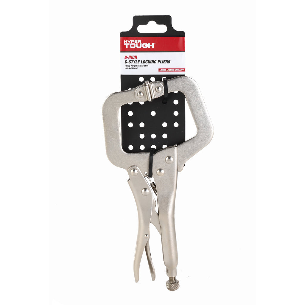 Hyper Tough 8in C-Style Locking Pliers