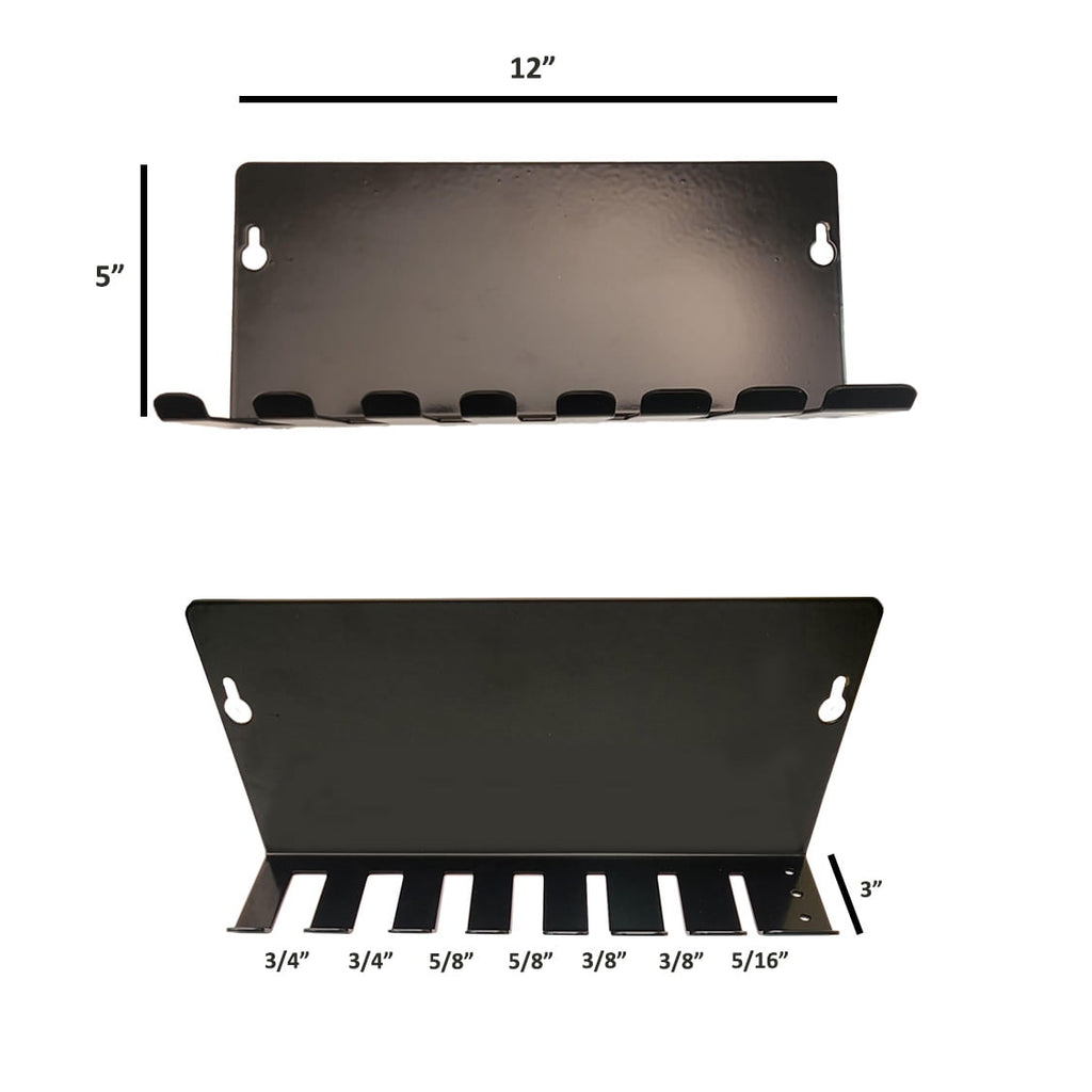 Hyper Tough 8-Piece Handle Pry Bar Set with Metal Striking Cap