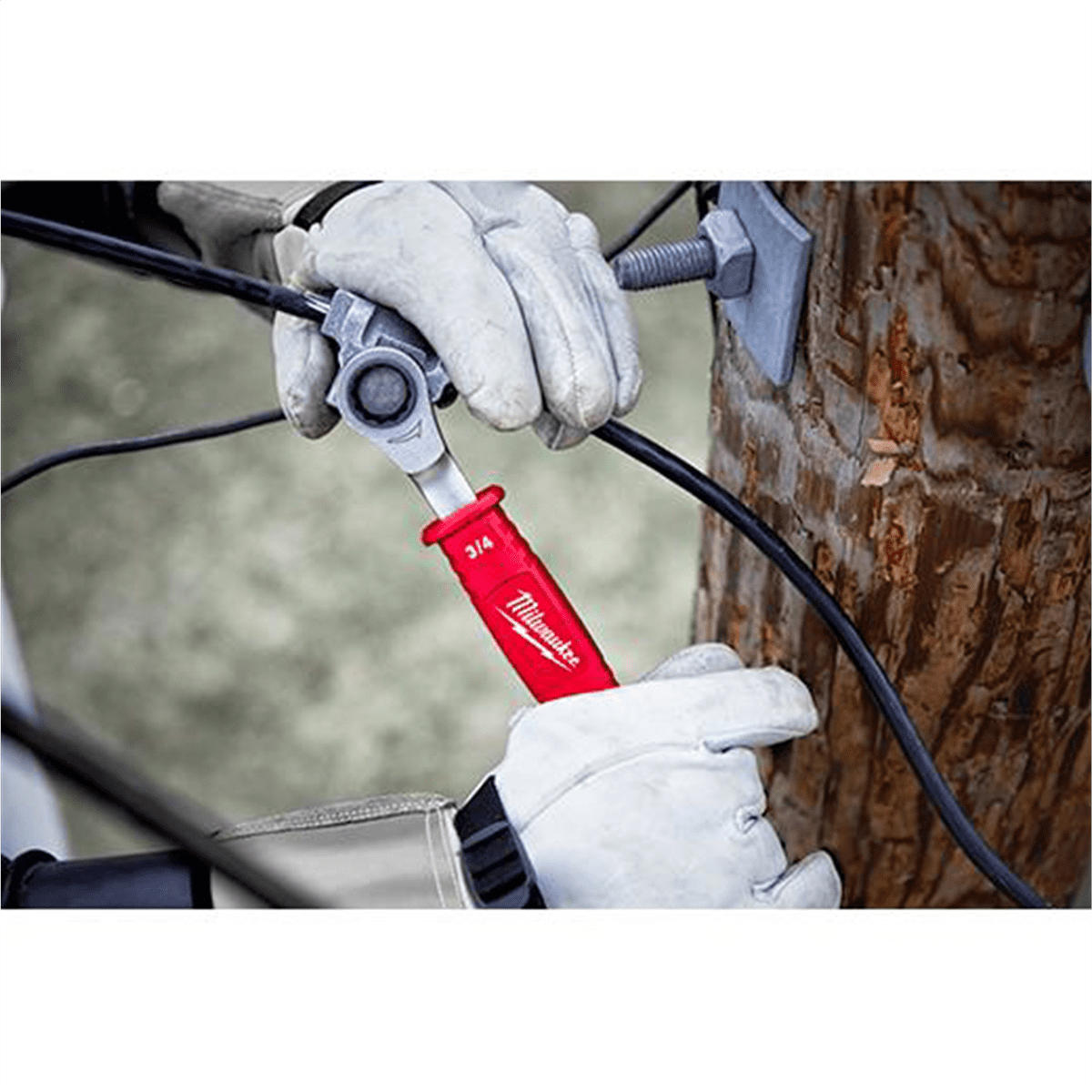 Milwaukee Tool Lineman?s 2in1 Insulated Ratcheting Box Wrench