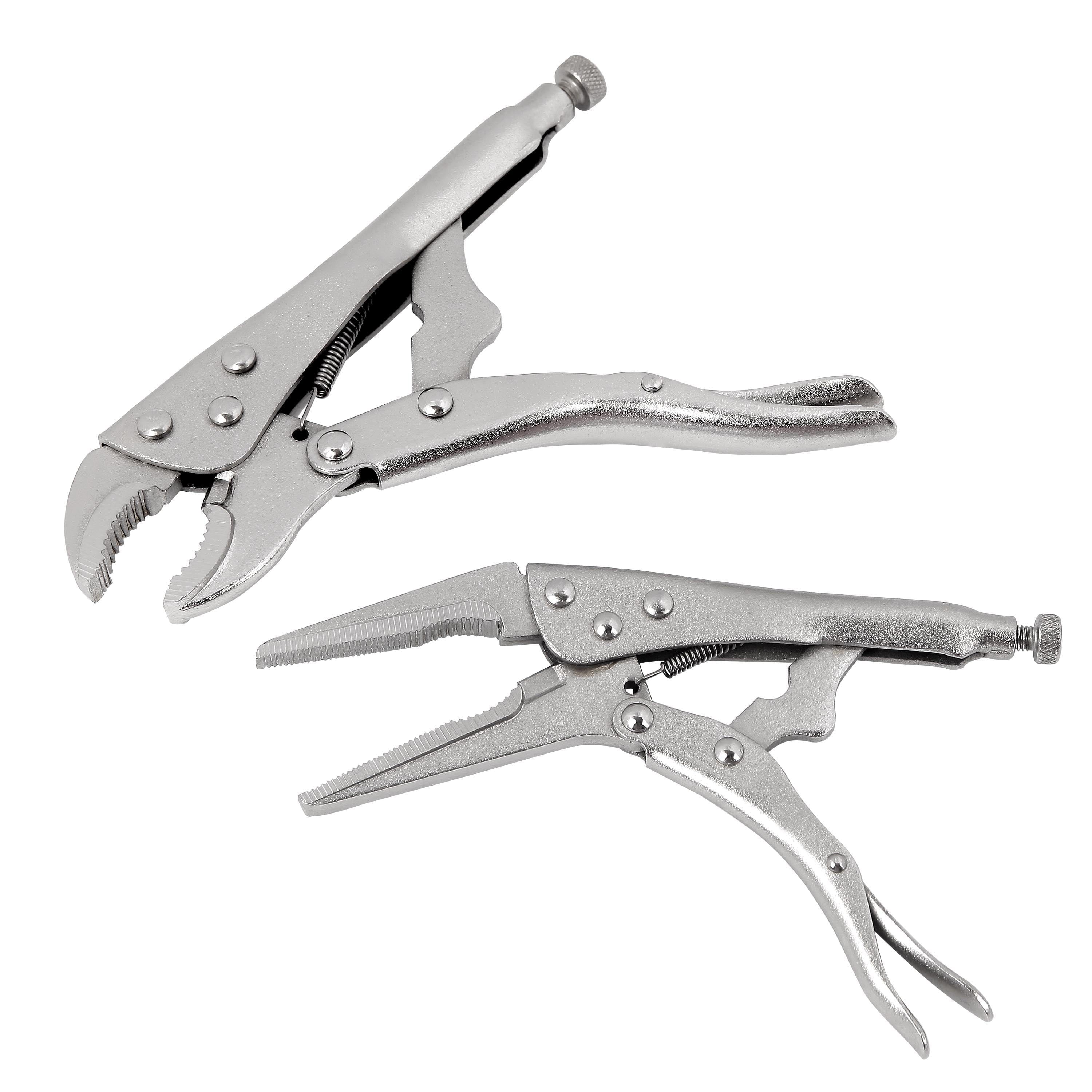 Hyper Tough 2-Piece Locking Pliers Set
