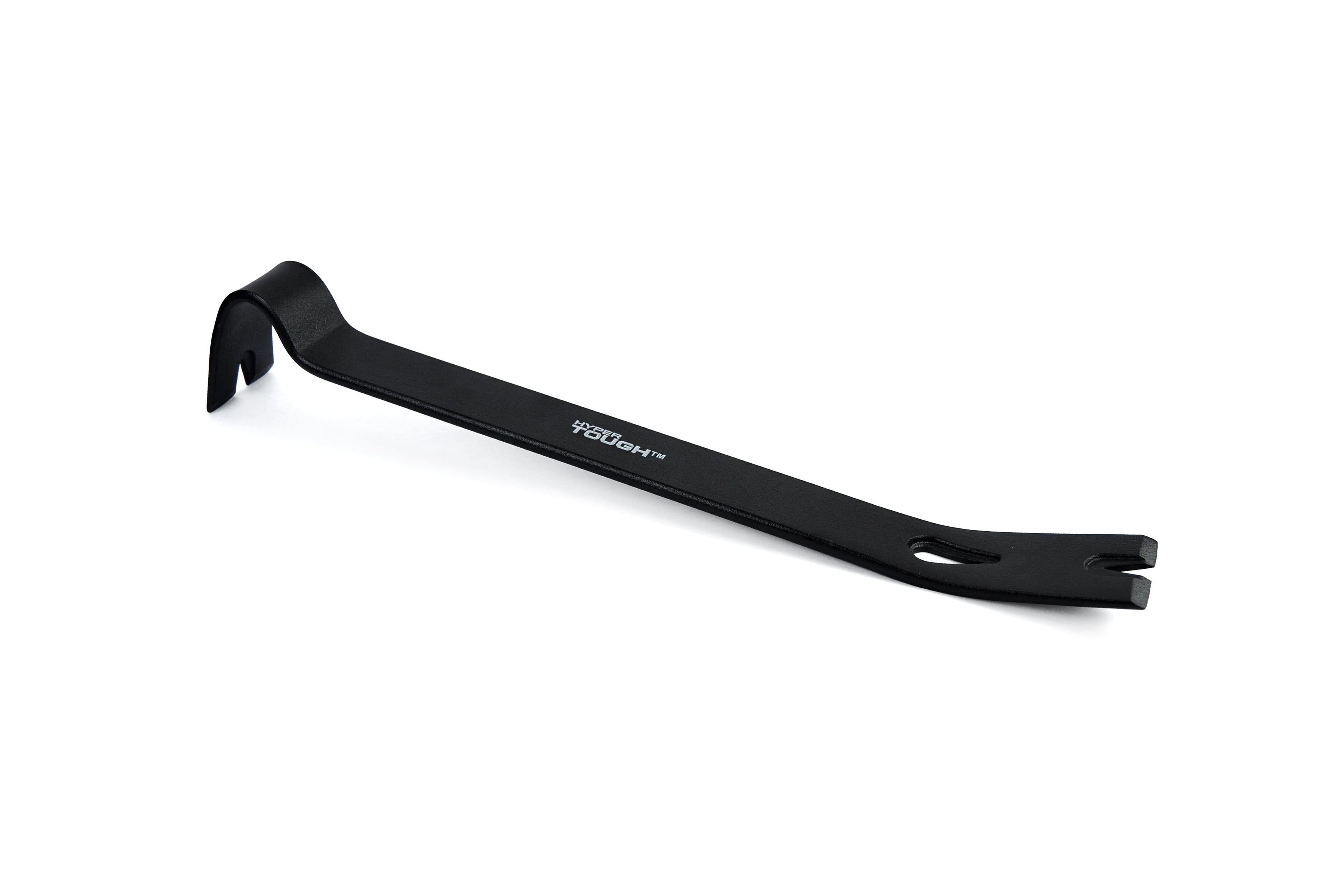 Hyper Tough 15-Inch Utility Pry Bar, Nail Puller & Crowbar, Drop Forged Heat-Treated Carbon Steel