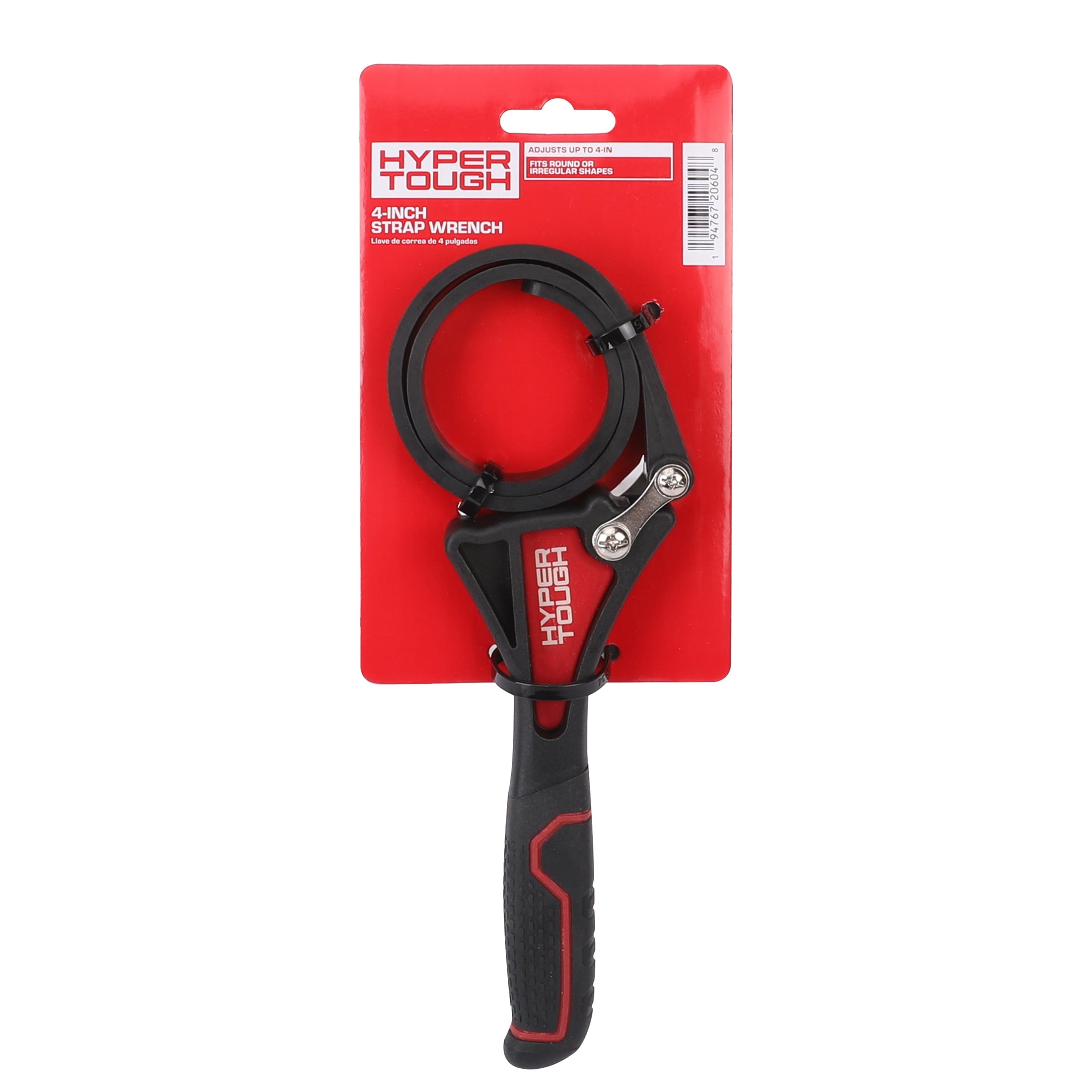 Hyper Tough Adjustable Strap Oil Filter Wrench, 1 to 4 inch, Heavy Duty, Scratch Free, Multipurpose