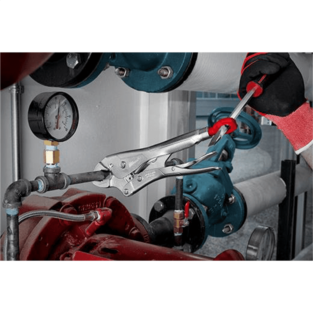 Milwaukee Tool 2 Pc. 10 CURVED JAW & 6 LONG NOSE TORQUE LOCK LOCKING PLIERS SET