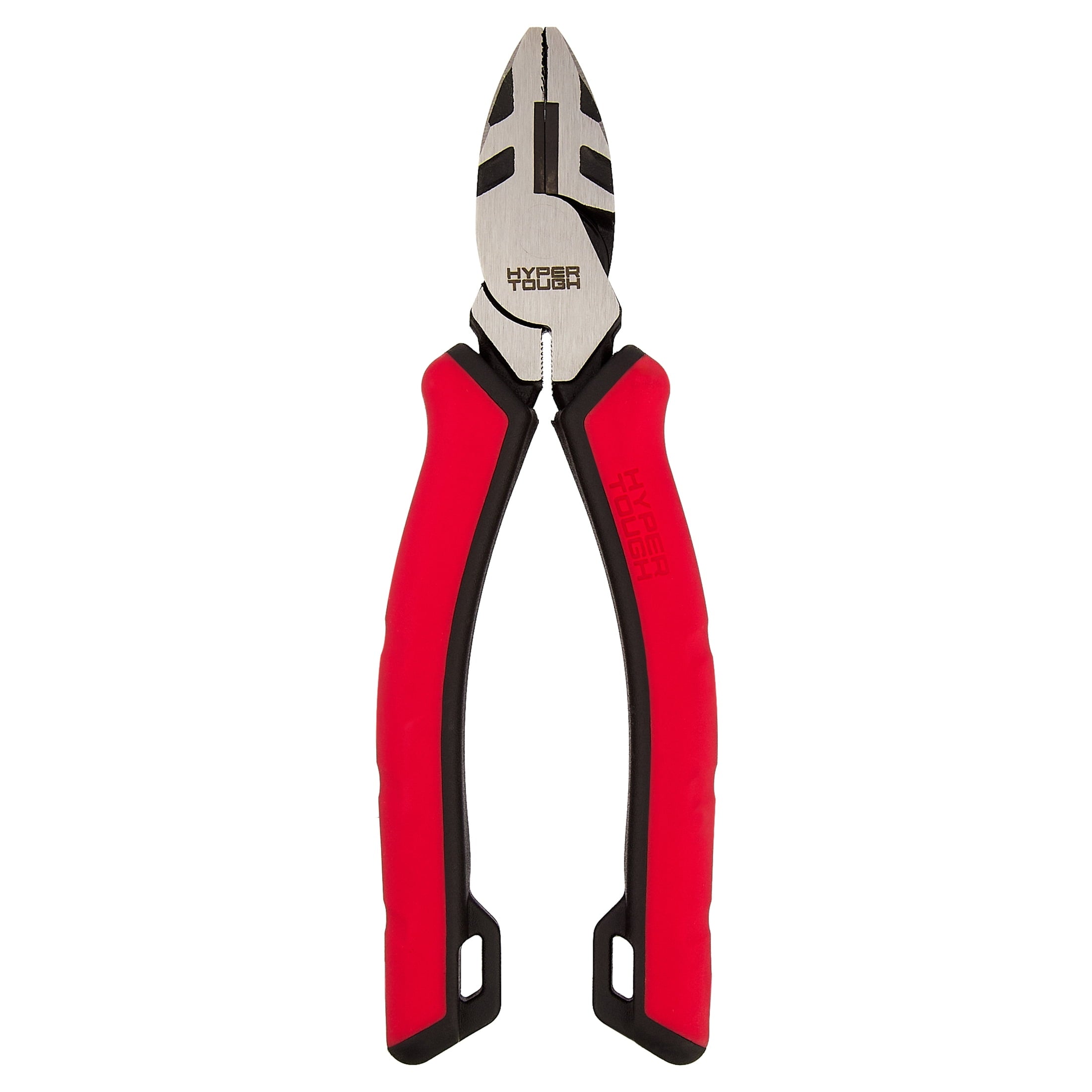Hyper Tough 6-inch High Leverage Lineman Pliers with Dual Material Comfort Grips