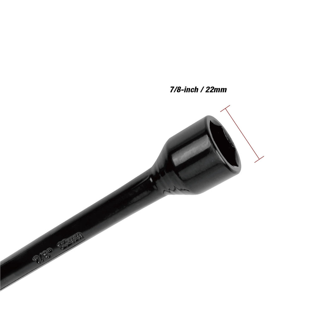 Hyper Tough 18-inch Durable Carbon Steel Lug Wrench for Tire Replacement