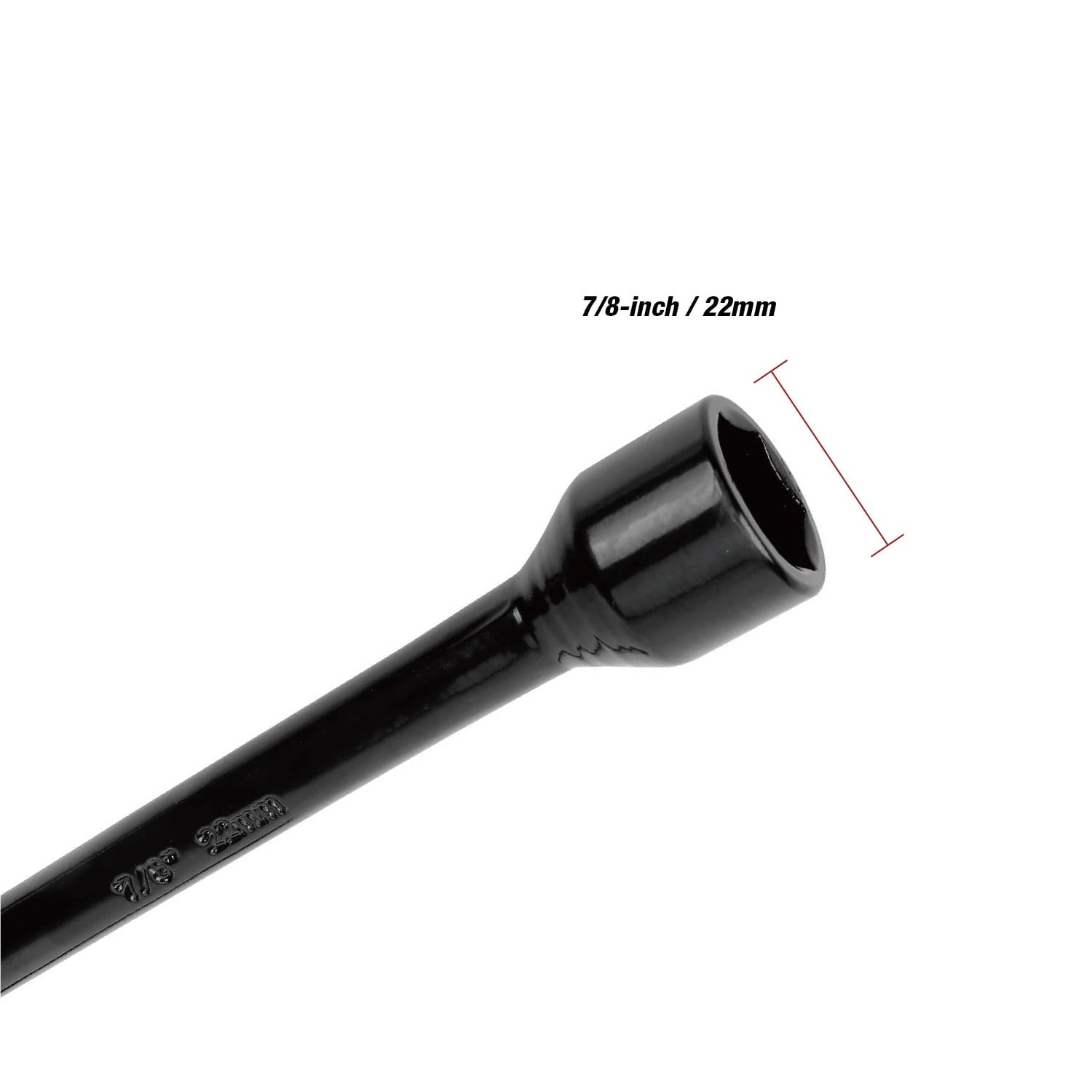 Hyper Tough 18-inch Durable Carbon Steel Lug Wrench for Tire Replacement