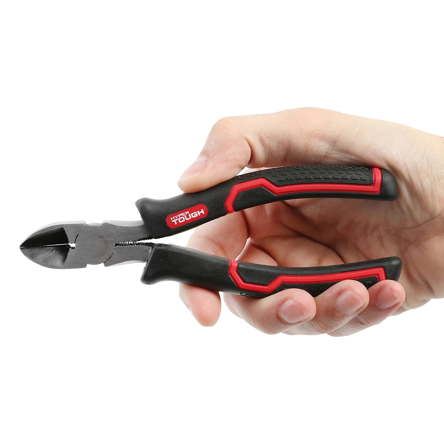 Hyper Tough 3-Piece Pliers Set with Ergonomic Soft Grip Handles, Diagonal Cutting Pliers, Slip Joint Pliers and Long Nose Plier set