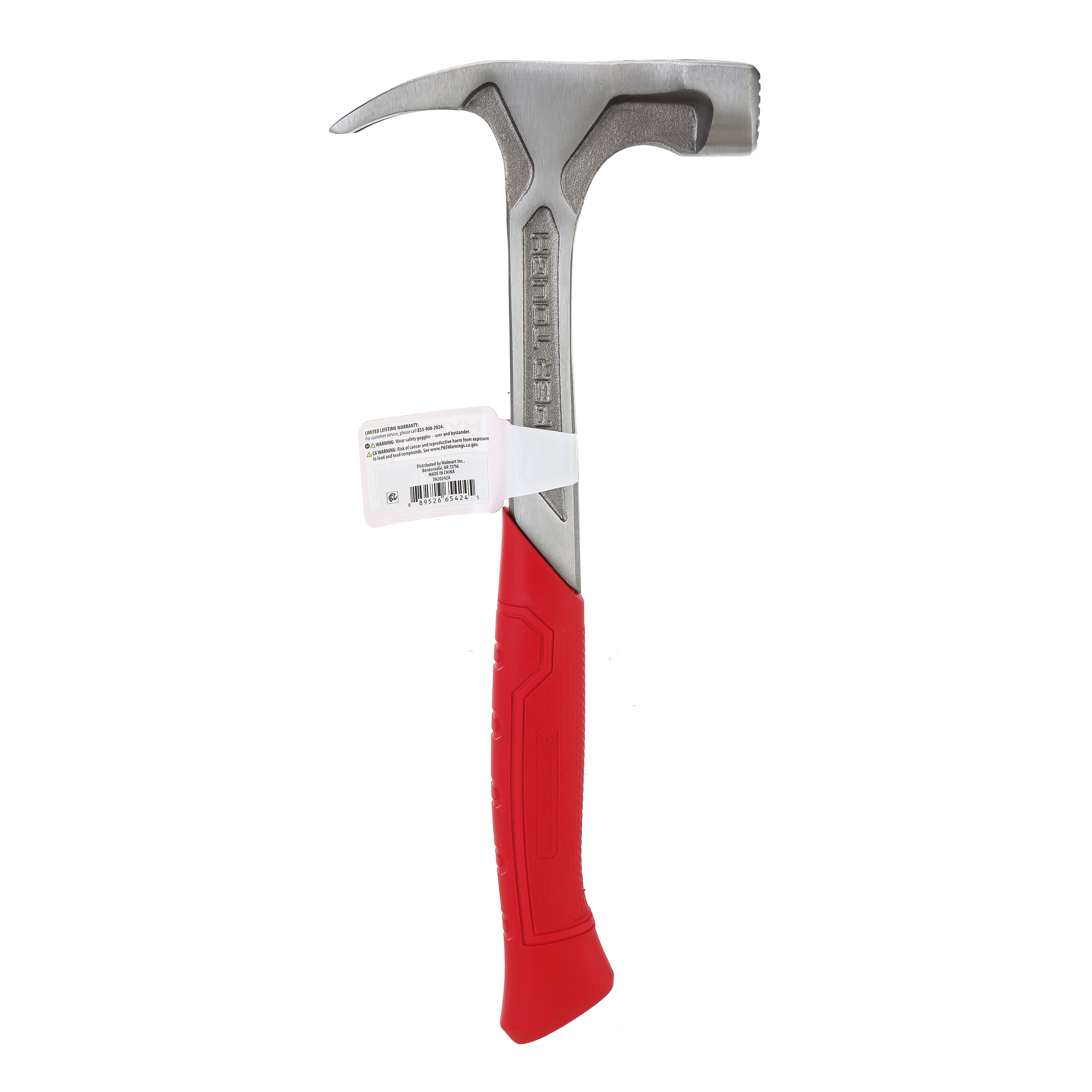 Hyper Tough 22 oz Steel Rip Hammer with Ergonomic Handle