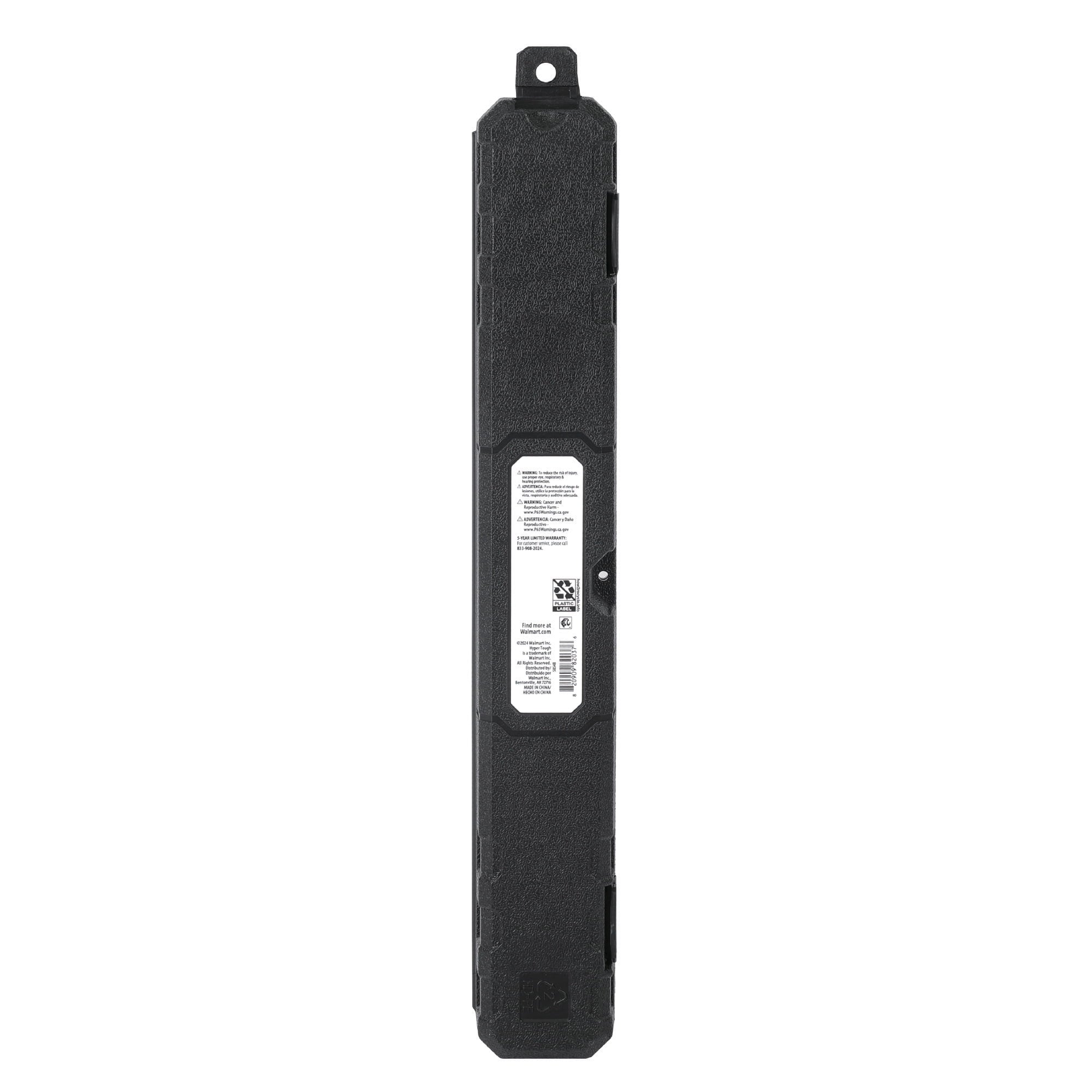 Hyper Tough Heavy Duty 1/2-inch Torque Wrench with Storage Case, 30-150 ft-lbs