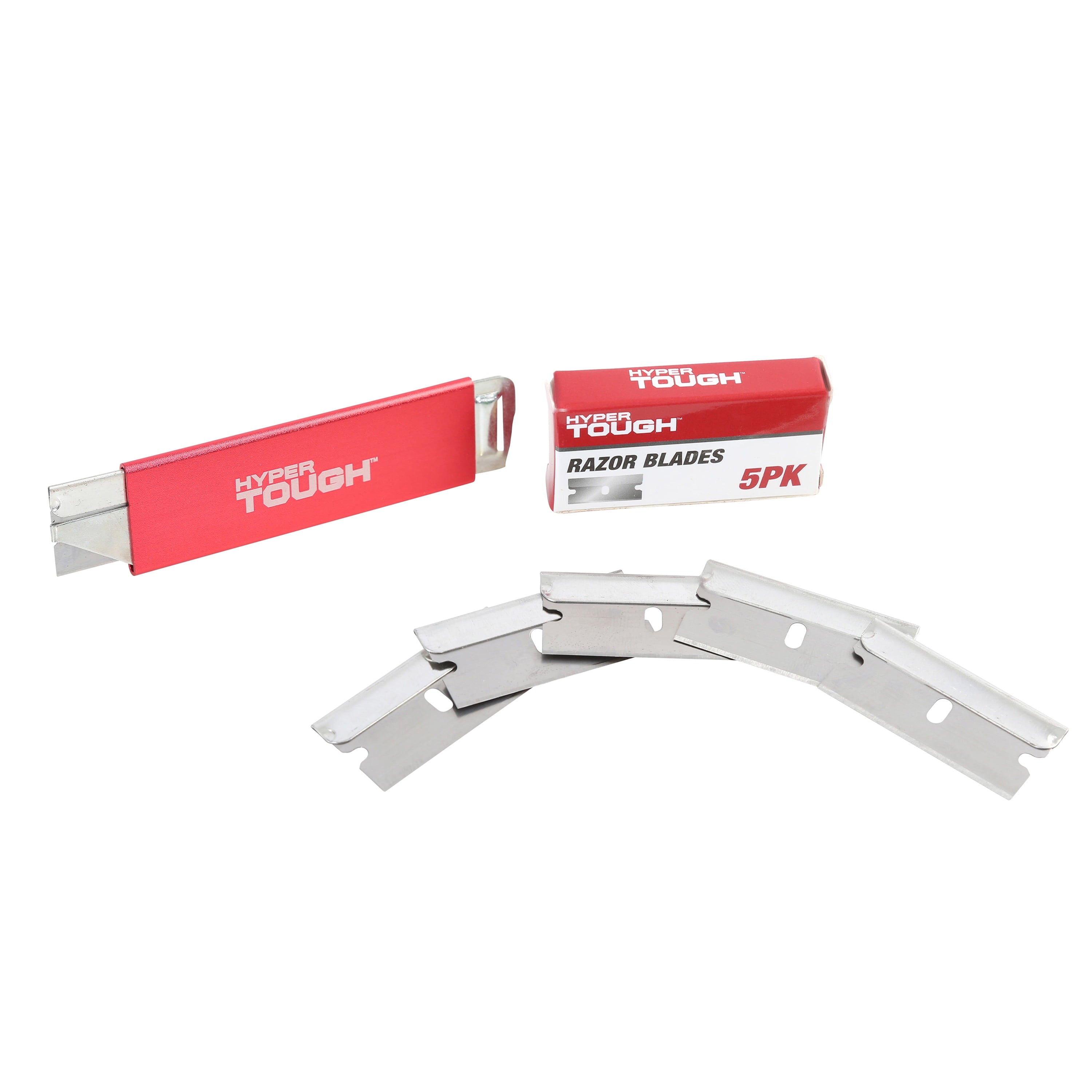 (2 pack) Hyper Tough Aluminum Retractable Box Cutter with 6 Blades