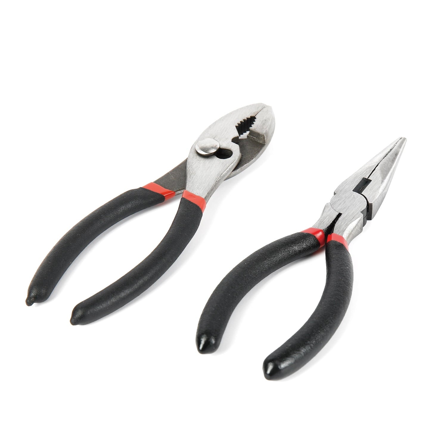 Hyper Tough 2-Piece 6-inch Pliers Set with Slip-Joint and Long Nose Pliers